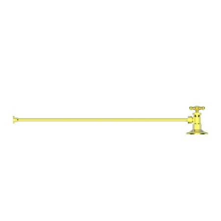 Newport Brass Toilet Supply Kit, 1/2" Compression in Forever Brass (Pvd) 482X-01